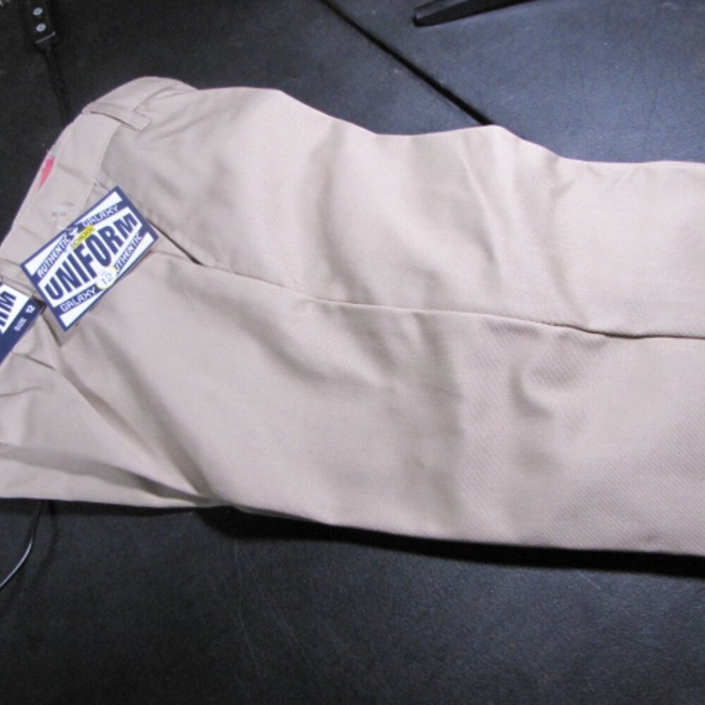 Authentic Galaxy School Uniform Size 12 Khaki Pants